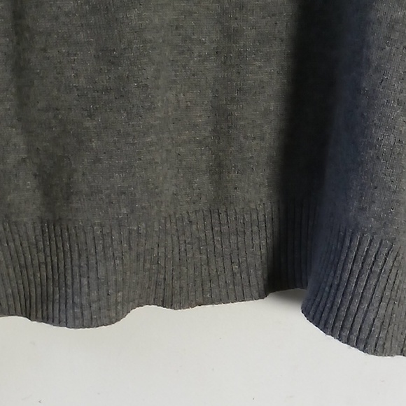 Women's light gray cashmere mock turtleneck size large casual corner signature - Picture 4 of 7